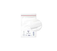 Clairefontaine 7326C - Pack of 10 Padded Envelopes - Lined with Bubble Wrap - Size: 110x160 mm - 90g/m² - White Colour - Mailing - Manufactured in France