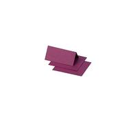Clairefontaine - Ref 75026C - Pollen Place Card (Pack of 25 Sheets) - 85 x 40mm Sized, 210gsm Grained Card, Acid Free, Inkjet & Laser Printer Compatible - Raspberry