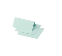 Clairefontaine - Ref 75033C - Pollen Place Card (Pack of 25 Sheets) - 85 x 40mm Sized, 210gsm Grained Card, Acid Free, Inkjet & Laser Printer Compatible - Jade Green