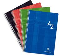 Clairefontaine - Ref 8149C - Wirebound Indexed Notebook (90 Sheets) - A4 Size,