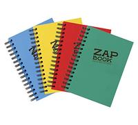 Clairefontaine - Ref 8353C - Recycled Zap Book (160 Pages) - A4 (297 x 210mm) Size, Recycled 80gsm Paper, Acid Free, pH Neutral - Assorted Pastel Colours (Pack of 5)