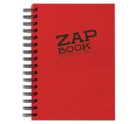 Clairefontaine - Ref 8355C - Recycled Zap Book (160 Pages) - A5 (210 x 148mm) Size, Recycled 80gsm Paper, Acid Free, pH Neutral - Assorted Bright Colours (Pack of 5)