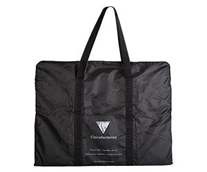 Clairefontaine - Ref 90171C - Portfolio Bag - 55 x 40cm in Size, Protect & Carry Art Folders - Suitable for Carrying Over Shoulder or in Hand - Black Cover