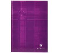 Clairefontaine - Ref 9040C - Hard Cover Notebooks (96 Sheets) - A4 Size, Plain Ruling, 90gsm Brushed Vellum Paper, Laminated Card Cover - Random Colour Cover