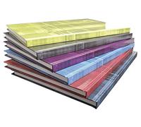 Clairefontaine 9046C A Hardcover Rigid Notebook - A4 21x29.7 cm - 192 Lined Pages - White Paper 90 g - Laminated Card Cover Random Colour