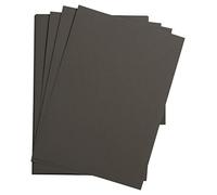 Clairefontaine - Ref 90760C - Etival Coloured Grained Drawing Paper (Pack of 25 Sheets) - A3 (42 x 29.7cm) - 160gsm Cellulose Art Paper - Anthracite - Acid Free, pH Neutral