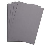Clairefontaine - Ref 90768C - Etival Coloured Grained Drawing Paper (Pack of 25 Sheets) - A3 (42 x 29.7cm) - 160gsm Cellulose Art Paper - Dark Grey - Acid Free, pH Neutral