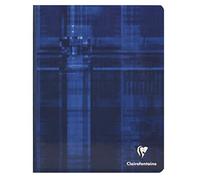 Clairefontaine - Ref 922C - Clothbound Notebook (96 Sheets) - 16.5 x 21cm Size, Squared Rulings, 90gsm Brushed Vellum Paper, Film-Coated Card Cover - Random Colour