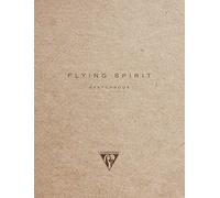 Clairefontaine - Ref 930023C - Flying Spirit Kraft Cover Sketchbook (60 Ivory Pages) - A6 (105 x 148mm) in Size, 90gsm Ivory Drawing Paper - Assorted Designs (Pack of 5)