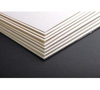 Clairefontaine - Ref 93962C - Real Cellulose White Board (10 Sheets) - 60 x 80cm Sized, 1100gsm Paper, Smooth on Both Sides, Acid Free, pH Neutral - 2mm Thick