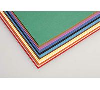 Clairefontaine - Ref 960552C - Tulipe Grained Coloured Drawing Paper (Pack 50 Sheets) - A3 (42 x 29.7cm) - 160gsm Paper - Assorted Bright Colours - Deep-Dyed, Pure Cellulose, Acid Free