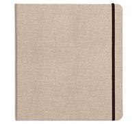 Clairefontaine - Ref 96100C - Goldline Natural Square Travel Album (Contains 32 Sheets) - 30 x 30cm in Size, 180gsm Paper, Elastic Strap Closure, Acid Free, pH Neutral, Off-White