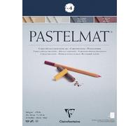Clairefontaine - Ref 96110C - Pastelmat Pastel Card Pad No.4 (12 Sheets) - 360gsm Card - 18 x 24cm - Assorted Colours - Specially Formulated For Use With Pastels