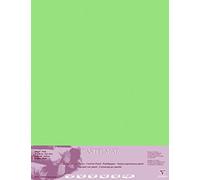 Clairefontaine - Ref 96158C - Pastelmat Card Sheets (Pack of 5 Sheets) - 360gsm Card - 70 x 100cm - Light Green Colour - Specially Formulated For Use With Pastels