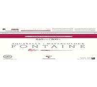 Clairefontaine - Ref 96372C - Fontaine Cold Pressed Watercolour Deckled Edge Sheets (10 Sheets) - 75 x 105cm Size, 640gsm Paper - Suitable for Watercolour Artwork