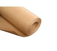 Clairefontaine - Ref 975002C - Kraft Paper (25 Sheets) - A3 (420 x 297mm) Sized - Natural Brown, Smooth Side & Ribbed Side, 120gsm Paper, Acid Free, pH Neutral