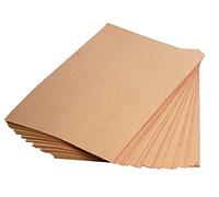 Clairefontaine - Ref 975014C - Kraft Paper (25 Sheets) - A3 (420 x 297mm) Sized - Natural Brown, Smooth Side & Ribbed Side, 275gsm Paper, Acid Free, pH Neutral