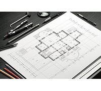 Clairefontaine - Ref 975044C - Alpha Lavis White Drawing Paper (Pack of 250 Sheets) - A4 (29.7 x 21cm), 200gsm Paper, Suitable for Professional Graphic Art & Technical Drawings
