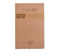 Clairefontaine - Ref 975174C - Paint'On Mix Media & Multi-Technique Pad (50 Sheets) - 13.9x21.5cm Size, 250gsm Paper, Acid Free - Suitable for Multiple Techniques