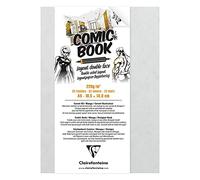 Clairefontaine - Ref 975195C - Double Sided Manga & Cartoon Layout Paper Book (32 Sheets) - A6 in Size, 220gsm Heavyweight Smooth Paper - Suitable for Use with Alcohol Markers