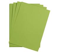 Clairefontaine - Ref 975352C - Maya Smooth Coloured Drawing Card (Pack of 25 Sheets) - 185gsm - A3 (42 x 29.7cm) - Moss Green Colour - Deep Dyed, Acid Free, pH Neutral