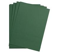Clairefontaine - Ref 975379C - Maya Smooth Coloured Drawing Card (Pack of 25 Sheets) - 185gsm - A3 (42 x 29.7cm) - Antique Green Colour - Deep Dyed, Acid Free, pH Neutral