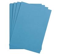 Clairefontaine - Ref 975558C - Maya Smooth Coloured Drawing Card (Pack of 25 Sheets) - 185gsm - A2 (59.4 x 42cm) - Blue Colour - Deep Dyed, Acid Free, pH Neutral