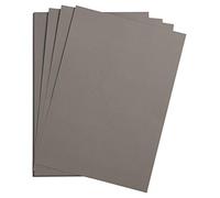 Clairefontaine - Ref 975562C - Maya Smooth Coloured Drawing Card (Pack of 25 Sheets) - 185gsm - A2 (59.4 x 42cm) - Grey Colour - Deep Dyed, Acid Free, pH Neutral