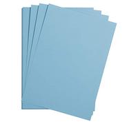 Clairefontaine - Ref 975571C - Maya Smooth Coloured Drawing Card (Pack of 25 Sheets) - 185gsm - A2 (59.4 x 42cm) - Sky Blue Colour - Deep Dyed, Acid Free, pH Neutral