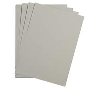 Clairefontaine - Ref 975572C - Maya Smooth Coloured Drawing Card (Pack of 25 Sheets) - 185gsm - A2 (59.4 x 42cm) - Light Grey Colour - Deep Dyed, Acid Free, pH Neutral