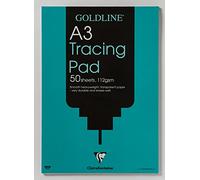 Clairefontaine Goldline Heavyweight Tracing Pad 112gsm A3 50 Sheets