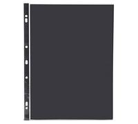 Clairefontaine - Ref PDSA1Z - Goldline Transparent Display Sleeve Pockets (Pack of 10 Pockets) - A1 Size (860 x 610mm), 9 Holes, 150 Microns Thick, PVC Material