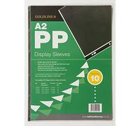 Gold Line Goldline Polypropylene Display Sleeves A2 6 Holes 150 Micron