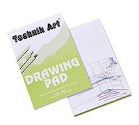 Exacompta Ref XPC4Z - Technik Art - Drawing Pad, A4, 90gsm Blank Cartridge Paper, 40 Sheets Per Pad - Ideal for Sketching with Pens, Pencils or Fibre Tips