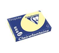 Clairefontaine Trophee 1248C Ream Printer/Copier Paper Intense Colours DIN A4 120 g 250 Sheets Yellow 1 Ream