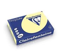Clairefontaine Trophee Colours Paper 80gsm Ream-wrapped A4 Canary Ref 1977 [500 Sheets]