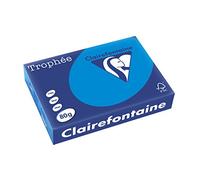 Clairefontaine Trophee Colours Paper 80gsm Ream-wrapped A4 Intense Blue Ref 1781 [500 Sheets]