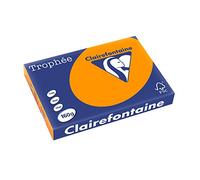 Clairefontaine Trophée Paper Ream, 250 Sheets, A3, 42 x 29.7 cm, Orange