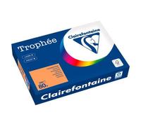 Clairefontaine Trophy Coloured Paper Ream Intense Colours A4 80 g - 500 Sheets - Clementine
