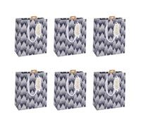 Clairefontaine X-32811-3Cpack - A Pack of 6 Excellia Gift Bags- Medium Size - 21,5x10,2x25,3cm - 210g - Motif : Precious- Gift Wrapping, Ideal for Books, Games