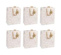 Clairefontaine X-32826-2Cpack - A Lot of 6 Excellia Gift Bags- Large size - 26,5x14x33 cm - 210g - Motif : Christmas - Gift Wrapping, Ideal for games, Puzzles