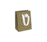 Clairefontaine X-32829-3Cpack Set of 6 Excellia Gift Bags Medium Size 21.5 x 10.5 x 25.5 cm 210 g Design Christmas Sand Gift Packaging Ideal for: Books, Games or Small Gifts