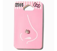 Claire's 16G Hello Kitty Stainless Steel Crystal Face Nose Stud