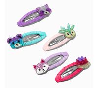 Claire's Club Blue Ombré Chiffon Hair Bow Clip Set - 3 Pack