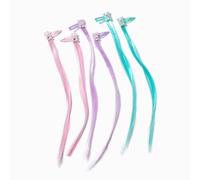 Claire's Club Critter Gem Faux Hair Snap Hair Clips - 6 Pack