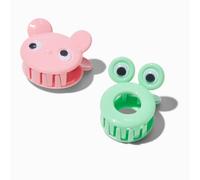 Claire's Club Pink & Green Critter Hair Claws - 2 Pack