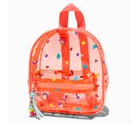 Claire's Club Summer Print Orange Mini Backpack