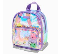 Claire's Club Transparent Shaker Critter Purple Backpack