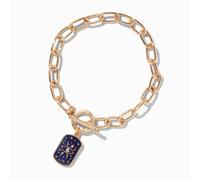 Claire's Gold-Tone Mood Evil Eye Toggle Chain Bracelet