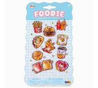 Claire's Grafix Foodie Shaker Stickers - 10 Pack
